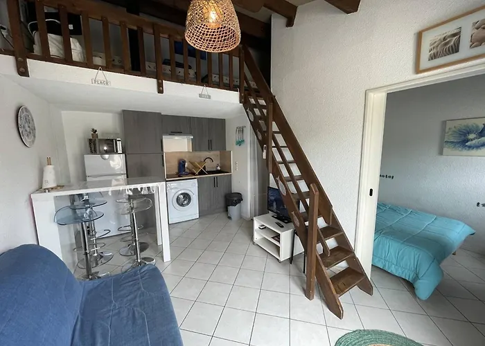 Villa Charmante Climatisée T2 Mezzanine, 6 Pers, Terrasse Ensoleillée, Proche Et Commerces - Fr-1-106-37 Saint-Cyprien (Pyrenees-Orientales)