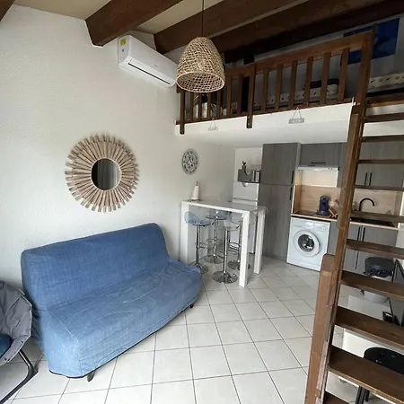 Charmante Climatisee T2 Mezzanine, 6 Pers, Terrasse Ensoleillee, Proche Et Commerces - Fr-1-106-37 Saint-Cyprien (Pyrenees-Orientales)