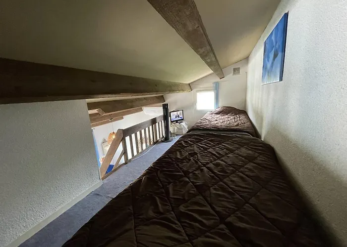 Charmante Climatisee T2 Mezzanine, 6 Pers, Terrasse Ensoleillee, Proche Et Commerces - Fr-1-106-37 圣西普里安